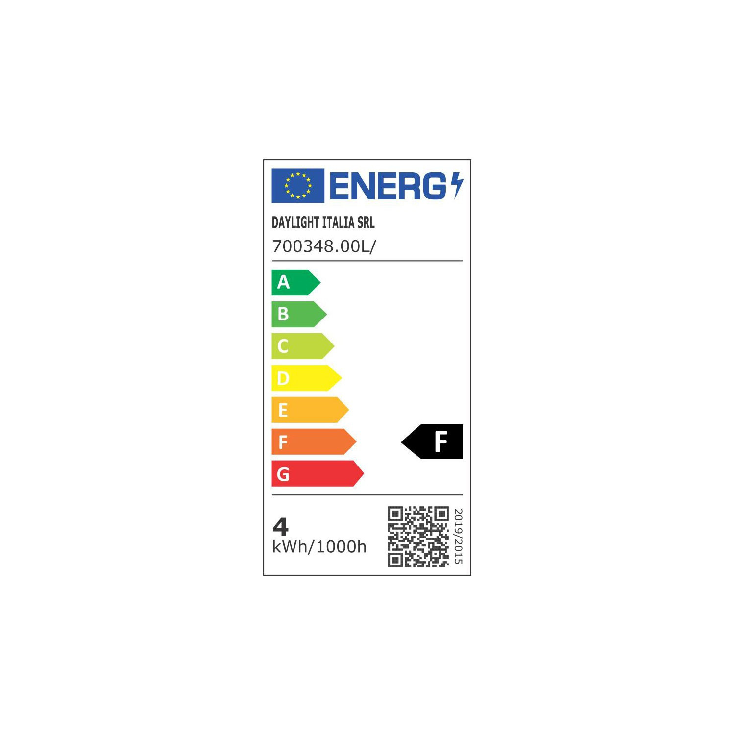 Lampadina LED White Frosted DASH D66 filamento dritto 4W 300Lm E14 2700K Dimmerabile