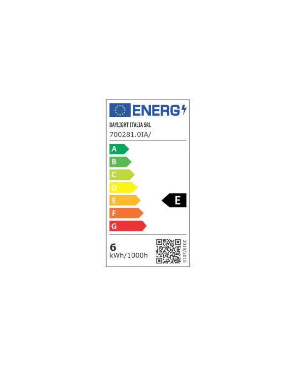 Lampadina LED Trasparente Tiche Linea Crystal 6W 600Lm E27 2700K Dimmerabile