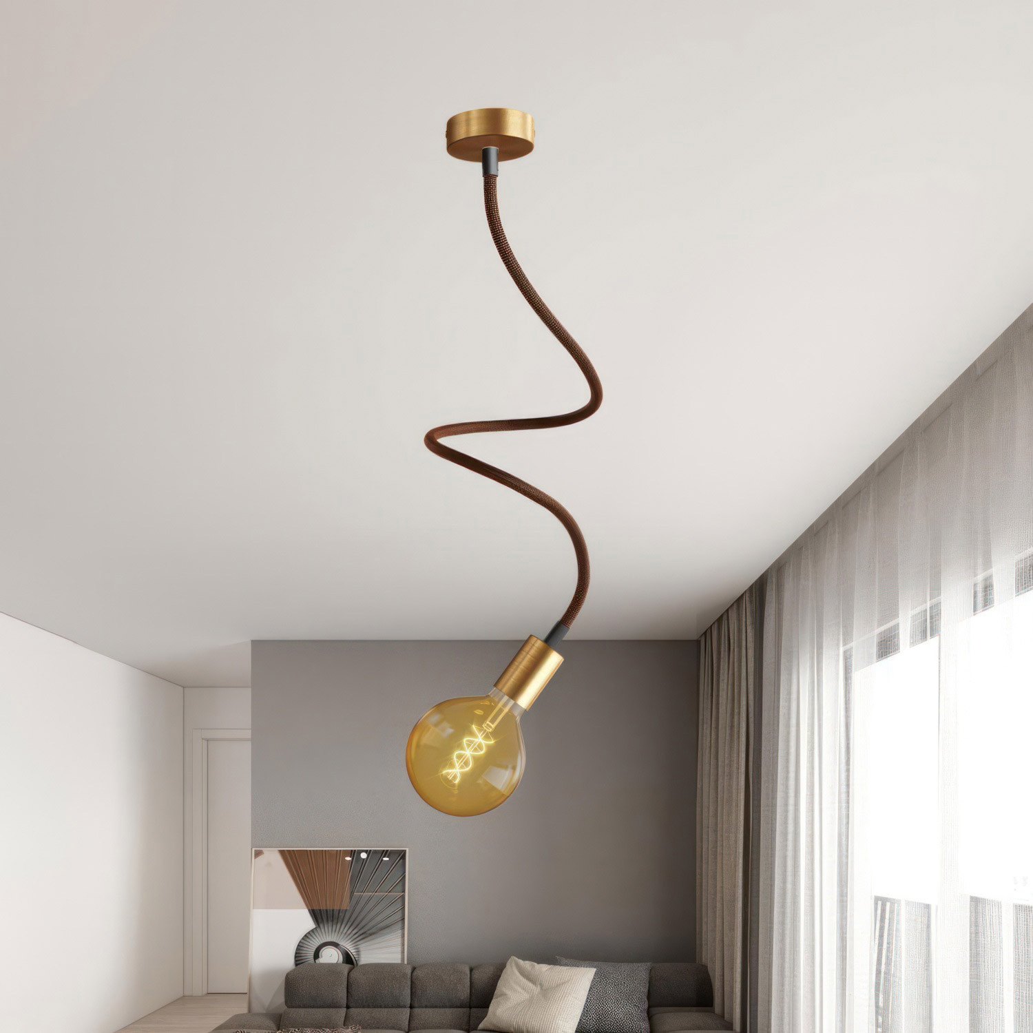 Lampada Creative Flex 90 cm da soffitto