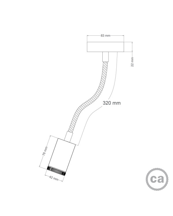 Lampada Mini faretto SPOTLIGHT GU1d0 Flex 30 da parete e soffitto