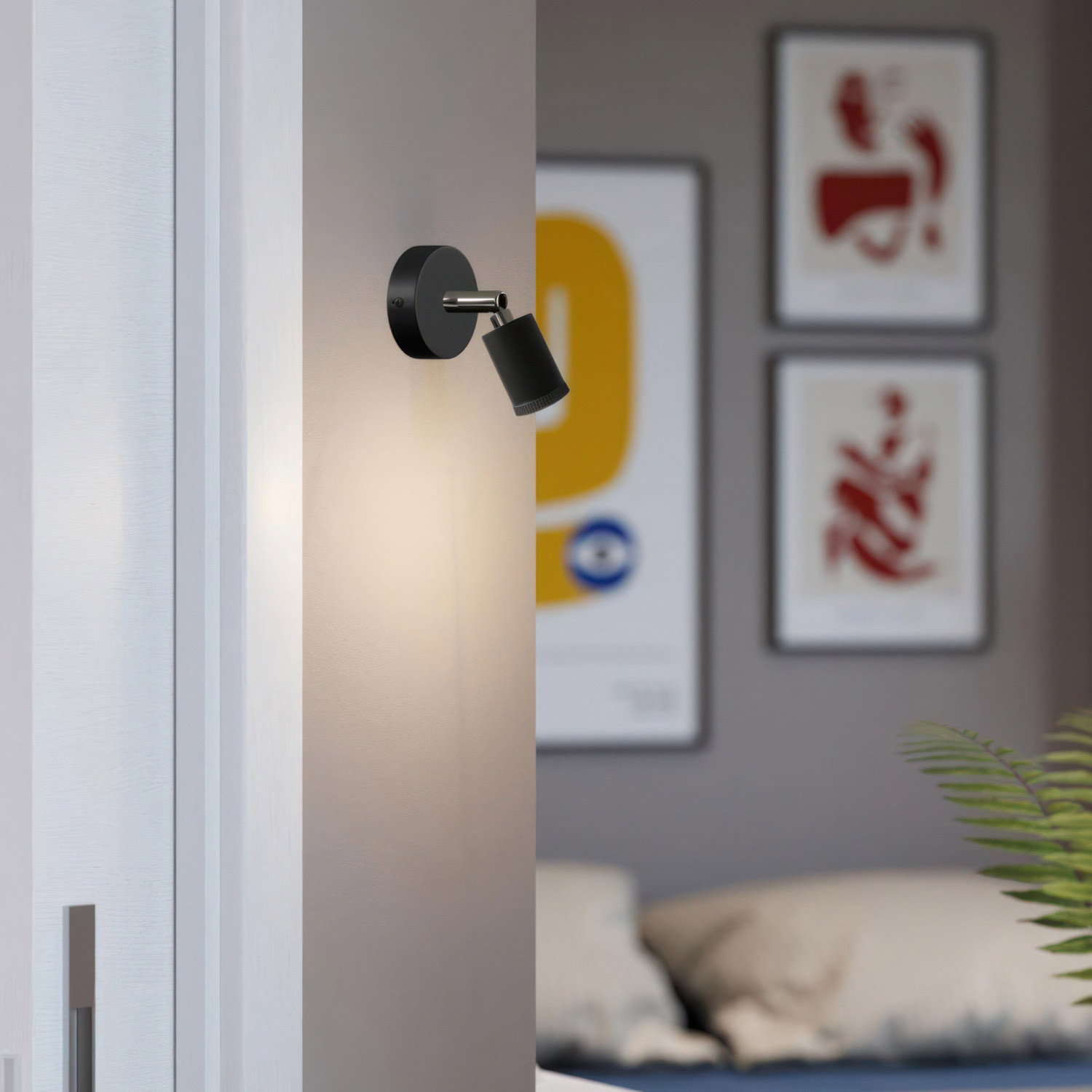 Lampada orientabile da parete o soffitto con snodo Spotlight