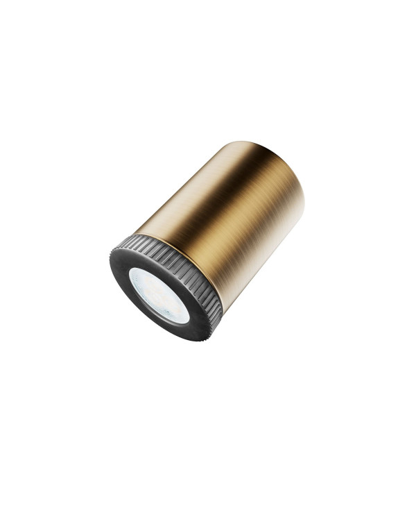 Fermaluce faretto Mini Spotlight GU1d0, lampada orientabile da parete o soffitto con snodo