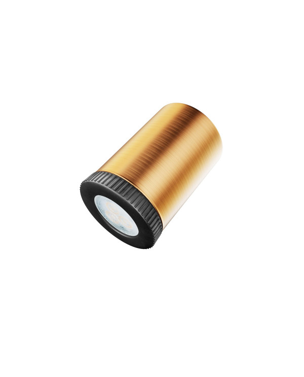 Fermaluce faretto Mini Spotlight GU1d0, lampada orientabile da parete o soffitto con snodo