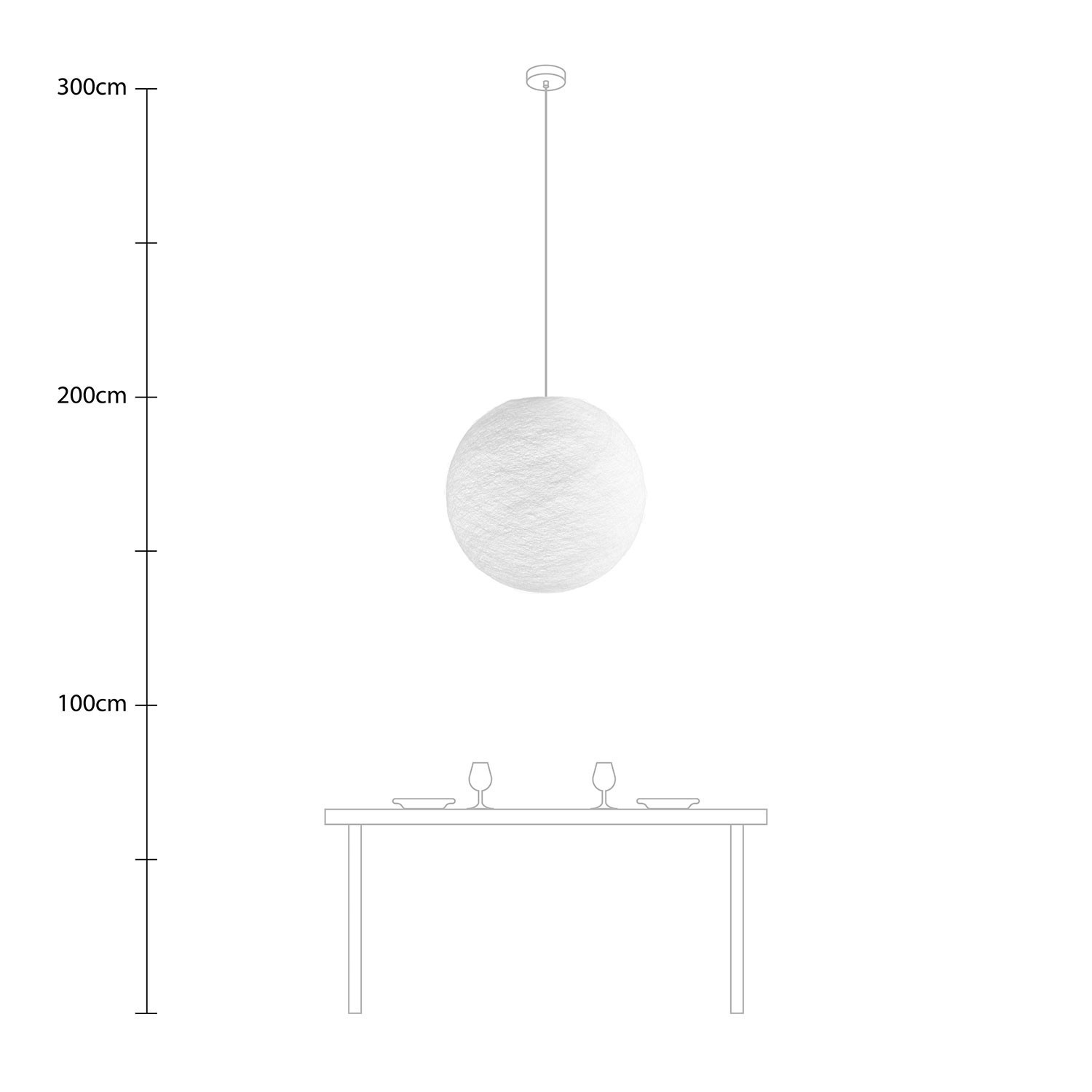 Paralume Sfera Light in filo fatto a mano