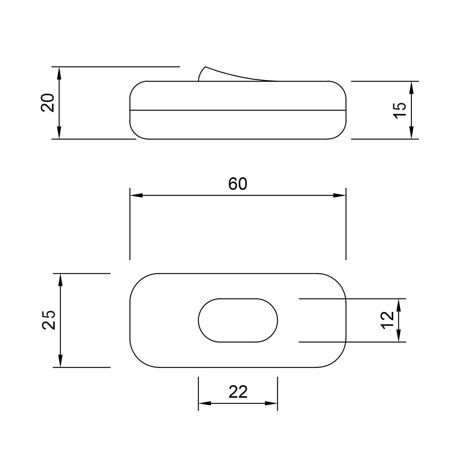 Interruttore unipolare rompifilo Creative Switch pied de poule