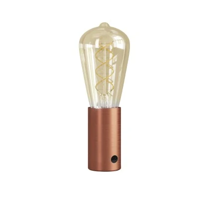 SI! Lampada portatile a 5V con lampadina ST64 - Rame satinato