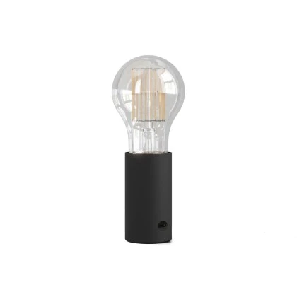 SI! Lampada portatile a 5V con lampadina A60 - Nero