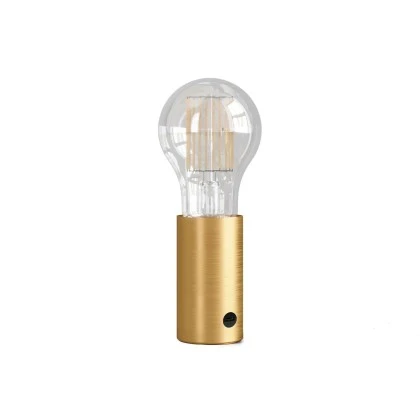 SI! Lampada portatile a 5V con lampadina A60 - Bronzo satinato