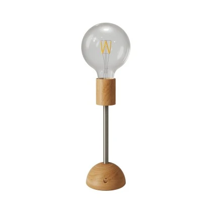 Lampada portatile e ricaricabile Cabless02 con lampadina globo G125 - Neutro