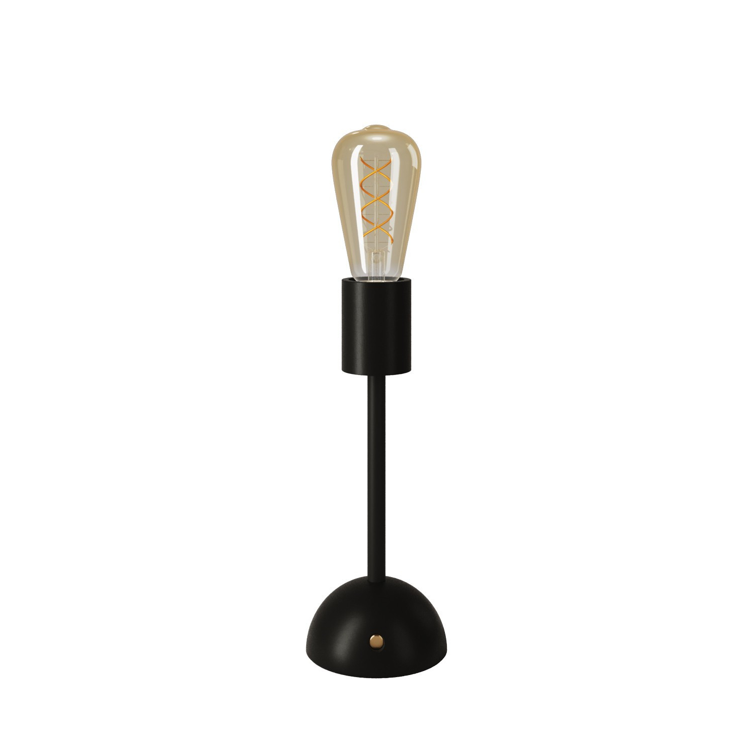 Lampada da tavolo in cemento, lampada touch dimmerabile Edison per