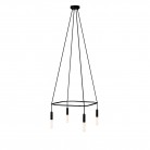 Lampadario Cage a 4 cadute P-Light