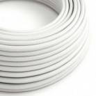 Cavo tessile Bianco Ottico lucido - L'Originale Creative-Cables - RM01 rotondo 2x0,75mm / 3x0,75mm