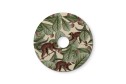 Paralume mini piatto Ellepì con animali della giungla 'Wildlife Whispers', diametro 24 cm - Made in Italy