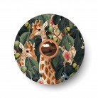 Lampada da parete o soffitto con paralume con animali della giungla 'Wildlife Whispers' - Waterproof IP44