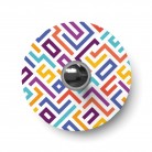 Lampada da parete o soffitto con paralume a disegni geometrici 'Kaleidoscope' - Waterproof IP44