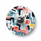 Lampada da parete o soffitto con paralume a disegni geometrici 'Kaleidoscope' - Waterproof IP44