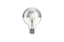 Lampadina LED Mezza Sfera Argento Globo G95 7W 650Lm E27 2700K Dimmerabile - A04