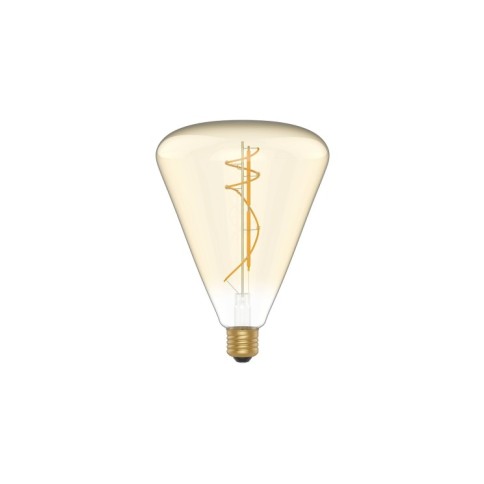 Lampadina LED Dorata Cone 140 8,5W 806Lm E27 2200K Dimmerabile - H06