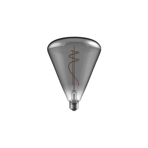 Lampadina LED Smoky Cone 140 10W 470Lm E27 1800K Dimmerabile - H09