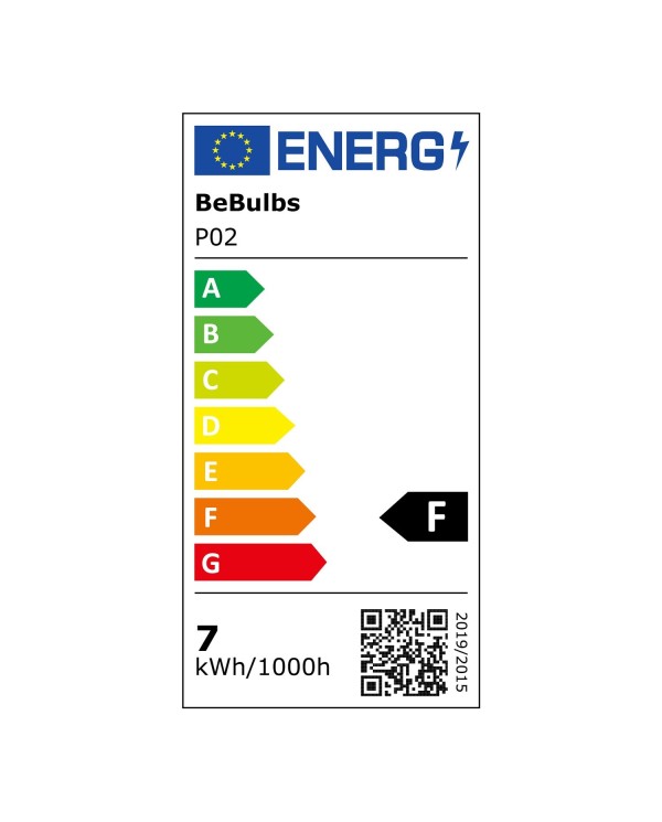 Lampadina LED Effetto Porcellana CRI 95 ST64 7W 640Lm E27 2700K Dimmerabile - P02