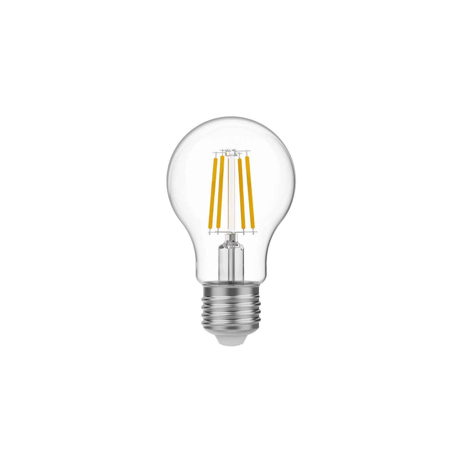 Lampadina LED E27 Goccia A60 Trasparente 4W 470Lm 2700K - E02