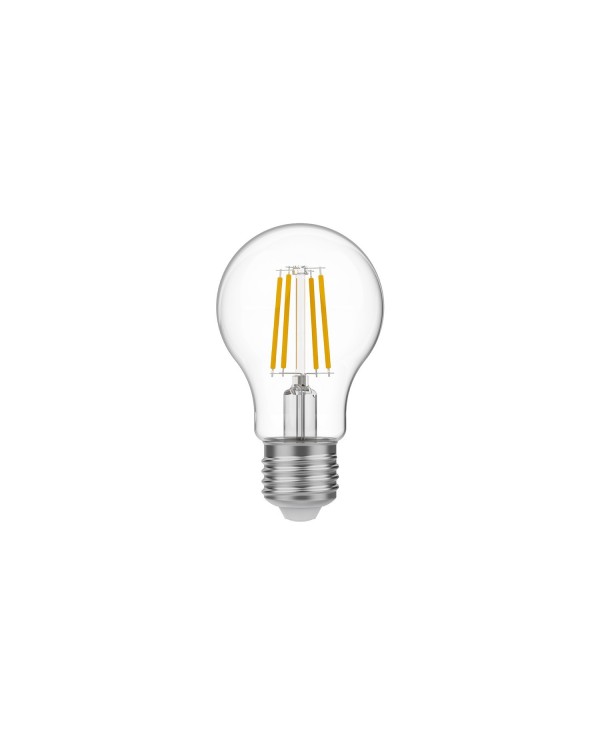 Lampadina LED E27 Goccia A60 Trasparente 4W 470Lm 2700K - E02