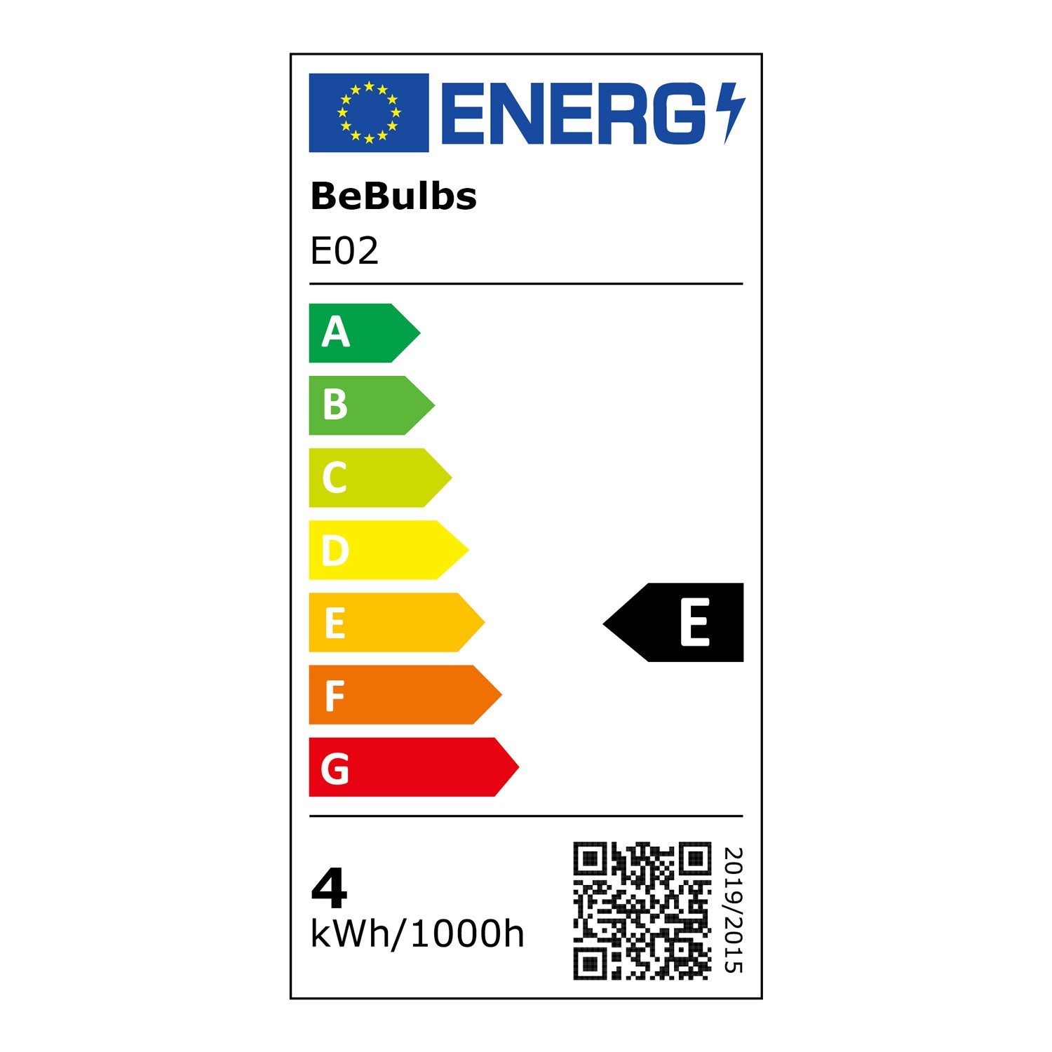 Lampadina LED E27 Goccia A60 Trasparente 4W 470Lm 2700K - E02