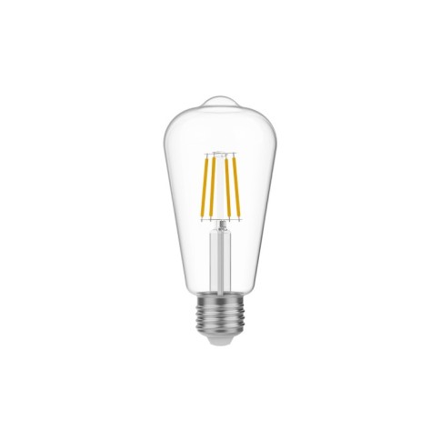 Lampadina LED E27 Edison ST64 Trasparente 4W 470Lm 2700K - E03