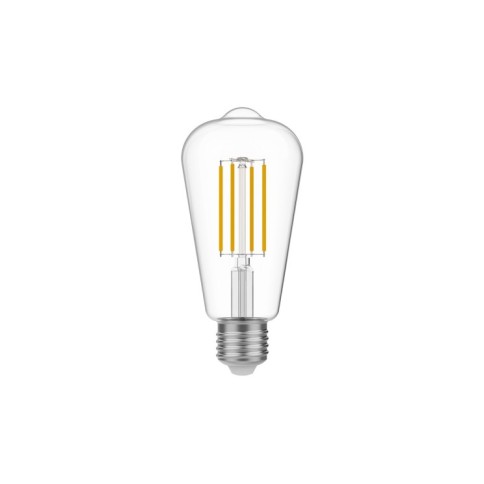 Lampadina LED Trasparente Edison ST64 7W 806Lm E27 3500K Dimmerabile - N02