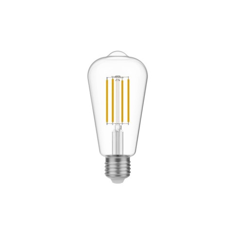 Lampadina LED E27 Edison ST64 Trasparente 7W 806Lm 2700K Dimmerabile - T02