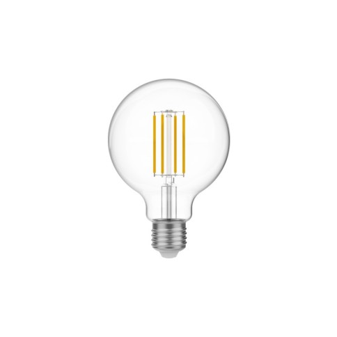 Lampadina LED E27 Globo G95 Trasparente 7W 806Lm 2700K Dimmerabile - T03