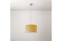 Lampada a sospensione con paralume in tessuto Cilindro Small - Made in Italy