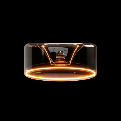 Lampadina LED E27 Ghost Line Smoky Recessed Donut 195x83 6W 380Lm 1900K Dimmerabile - G12