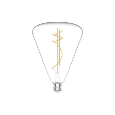 Lampadina LED Trasparente Cone 140 11W 1210Lm E27 2700K Dimmerabile - H03