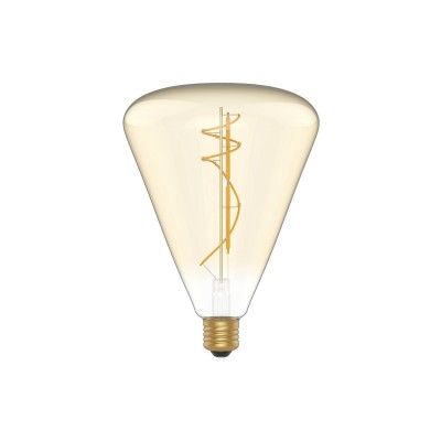 Lampadina LED Dorata Cone 140 8,8W 806Lm E27 2200K Dimmerabile - H06