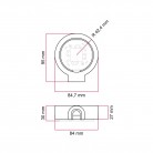 Base in porcellana per presa elettrica e interruttore/deviatore compatibile con Creative-Tubes - da 1 a 4 uscite