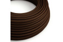 Cavo tessile Marrone Espresso lucido - L'Originale Creative-Cables - RM13 rotondo 2x0,75mm / 3x0,75mm