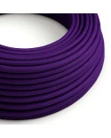 Filo elettrico ricoperto lucido Viola Imperiale - L'Originale Creative Cables, la scelta giusta per lampade esclusive - RM14