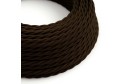 Cavo tessile Marrone Espresso lucido - L'Originale Creative-Cables - TM13 trecciato 2x0,75mm / 3x0,75mm