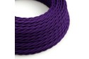 Cavo tessile Viola Imperiale lucido - L'Originale Creative-Cables - TM14 trecciato 2x0,75mm / 3x0,75mm