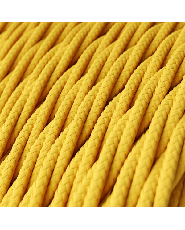 Cavo tessile Giallo Mais lucido - L'Originale Creative-Cables - TM10 trecciato 2x0,75mm / 3x0,75mm