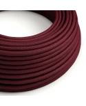 Cavo elettrico in tessuto Bordeaux - L'Originale Creative Cables, per lampade e lampadari - RM19