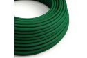 Cavo tessile Verde Bosco lucido - L'Originale Creative-Cables - RM21 rotondo 2x0,75mm / 3x0,75mm