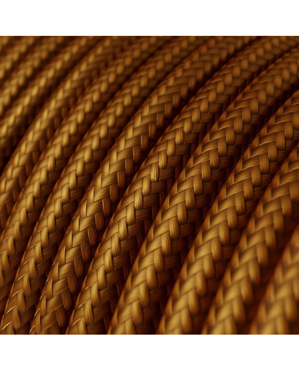 Cavo tessile Whiskey lucido - L'Originale Creative-Cables - RM22 rotondo 2x0,75mm / 3x0,75mm