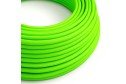 Cavo tessile Verde Fluo lucido - L'Originale Creative-Cables - RF06 rotondo 2x0,75mm / 3x0,75mm