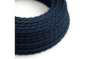 Cavo tessile Blu profondo lucido - L'Originale Creative-Cables - TM20 trecciato 2x0,75mm / 3x0,75mm