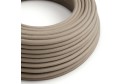 Cavo tessile Grigio Tortora in cotone - L'Originale Creative-Cables - RC43 rotondo 2x0,75mm / 3x0,75mm