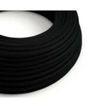 Cavo tessile Nero Carbone in cotone - L'Originale Creative-Cables - RC04 rotondo 2x0,75mm / 3x0,75mm