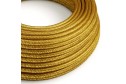 Cavo tessile Oro lucido e glitterato - L'Originale Creative-Cables - RL05 rotondo 2x0,75mm / 3x0,75mm