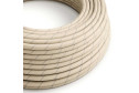 Cavo tessile Avena in cotone e lino Vertigo - L'Originale Creative-Cables - ERD23 rotondo 2x0,75mm / 3x0,75mm